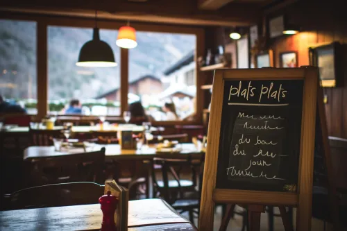 Vue chaleureuse d’un restaurant en Andorre pour aider à bien choisir son établissement et réussir son repas