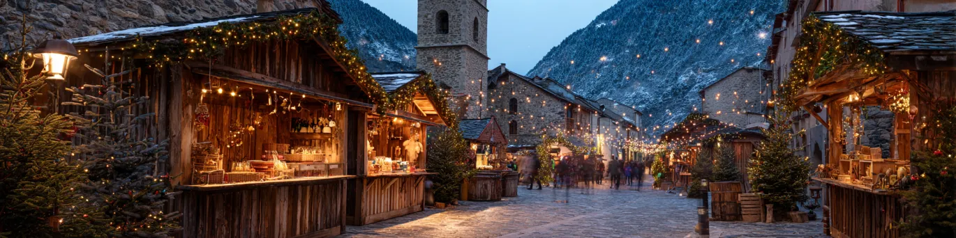 Marchés de Noël gourmands en Andorre : spécialités de montagne et cadeaux