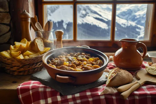 Panorama authentique de la cuisine andorrane mettant en valeur plats de montagne, produits locaux et traditions culinaires